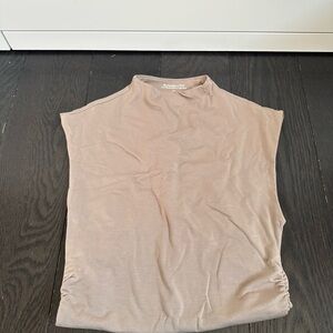 Abercrombie & Fitch Sleeveless Taupe/Beige Bodysuit